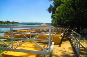 Postavljanje pontona i sređivanje plaže, jun 2016