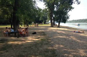 Postavljanje pontona i sređivanje plaže, jun 2016