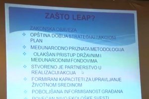 INFORMATIVNA TRIBINA OZNAČILA POČETAK IZRADE LEAP 2015.-2021.