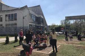 Dečije igralište ispred Doma kulture u Obrenovcu
