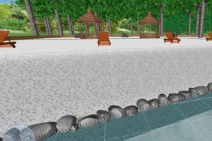 Uređenje plaže Perilo na Zabrežju